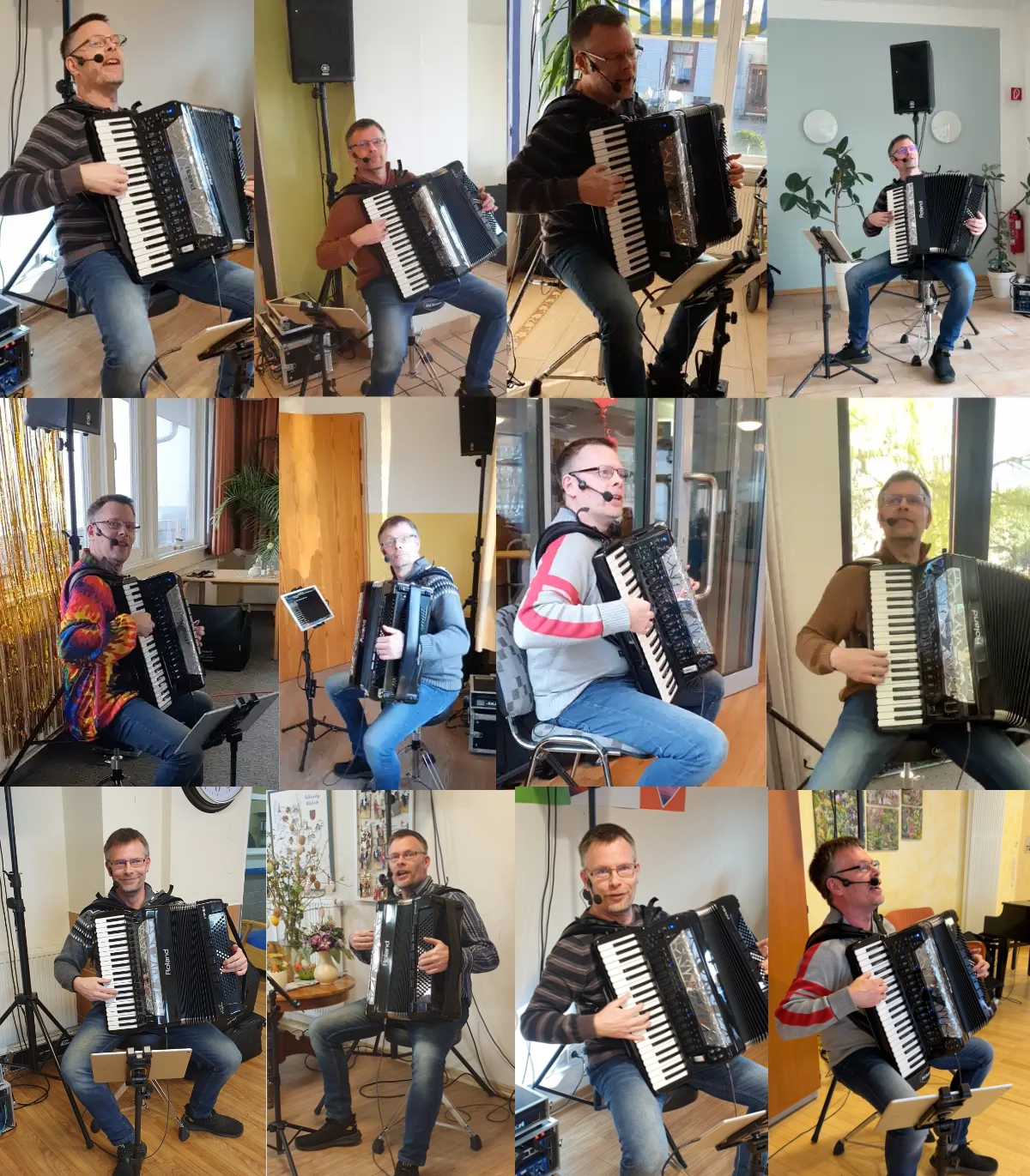 Schlager und Oldies für Senioren Musik für Senioren mit Akkordeon, Keyboard oder Playbacks